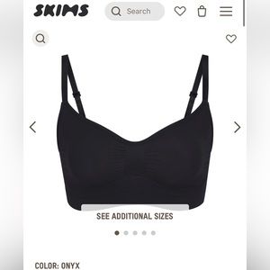 SKIMS Seamless Sculpt Bralette - Onyx